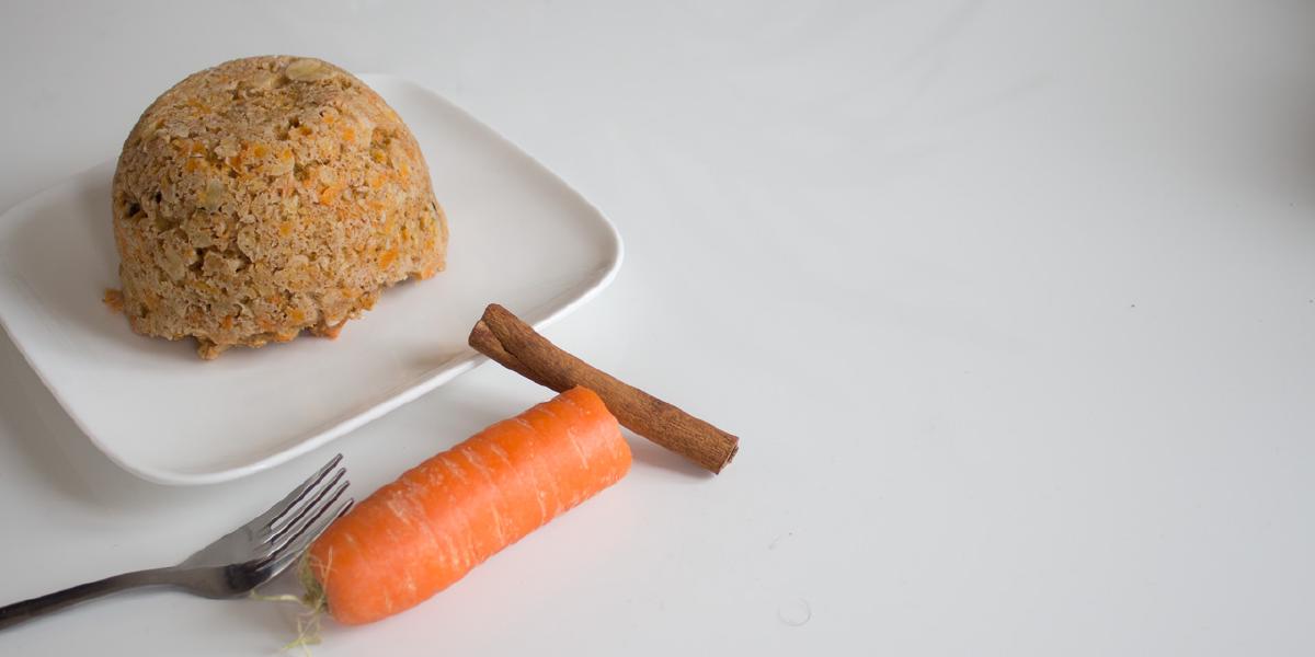 Mugcake met wortel en kaneel