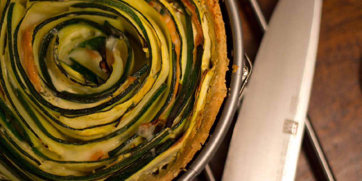 Courgette-taart